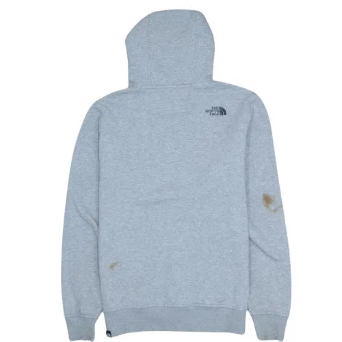 The North Face Grey Hoodie Men's Medium Printed Logo Kangaroo Pocket Pullover Sweatshirt sold by Vintage Club product image thumbnail 2