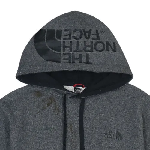 The North Face Dark Grey Hoodie Men's Medium Printed Logo Pullover Sweatshirt sold by Vintage Club product image thumbnail 3