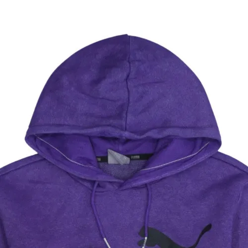Puma Purple Hoodie Men's Small Printed Chest Logo Front Pocket Pullover Sweatshirt sold by Vintage Club product image thumbnail 3