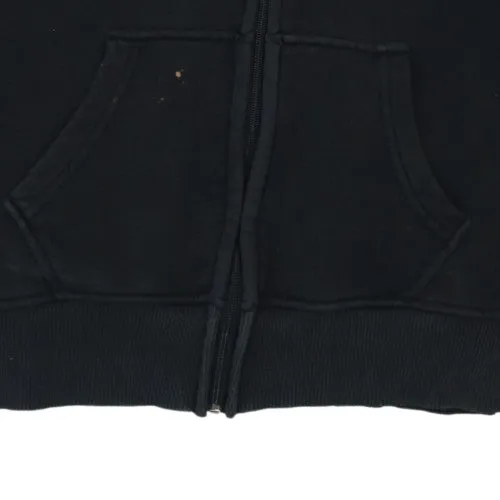 Adidas Black Hoodie Men’s XLarge Pink Trefoil Printed Logo Full Zip Sweatshirt Top sold by Vintage Club product image thumbnail 5