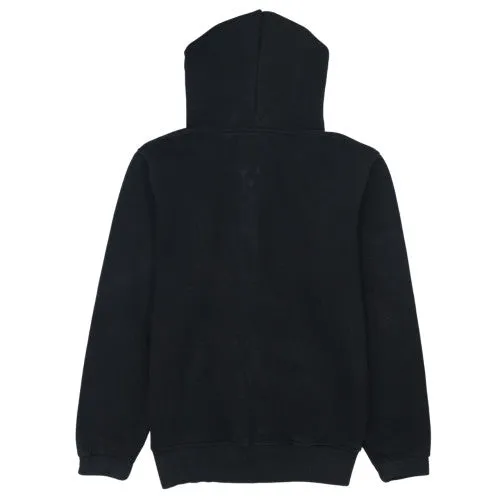 Adidas Black Hoodie Men’s XLarge Pink Trefoil Printed Logo Full Zip Sweatshirt Top sold by Vintage Club product image thumbnail 2