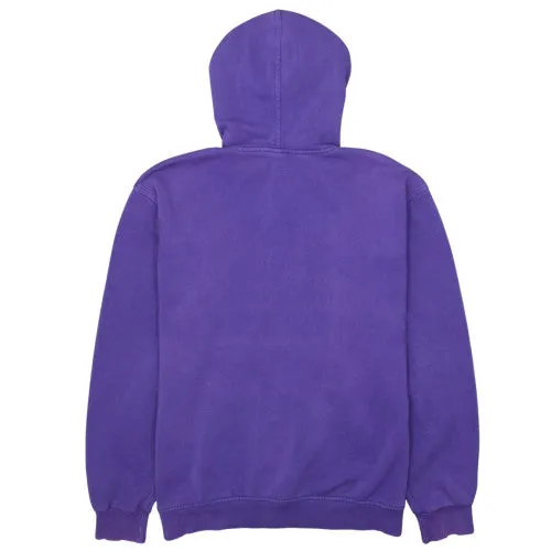 Adidas Purple Hoodie Men's XLarge Trefoil Printed Logo Front Pocket Pullover Sweatshirt sold by Vintage Club product image thumbnail 2