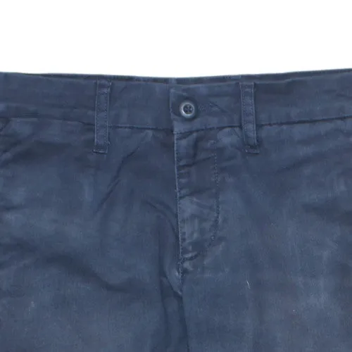 Carhartt Navy Blue Shorts Men's 28 Chino Style Back Logo Patch Casual sold by Vintage Club product image thumbnail 3