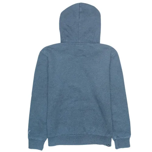 Puma Blue Hoodie Men's Small Printed Logo Drawstring Hood Front Pocket Sweatshirt sold by Vintage Club product image thumbnail 2