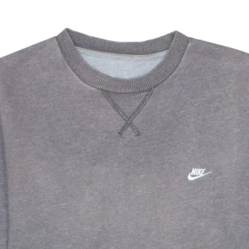 Nike Washed Grey Sweatshirt Men's Medium Embroidered Swoosh Crewneck Pullover Jumper sold by Vintage Club product image thumbnail 3