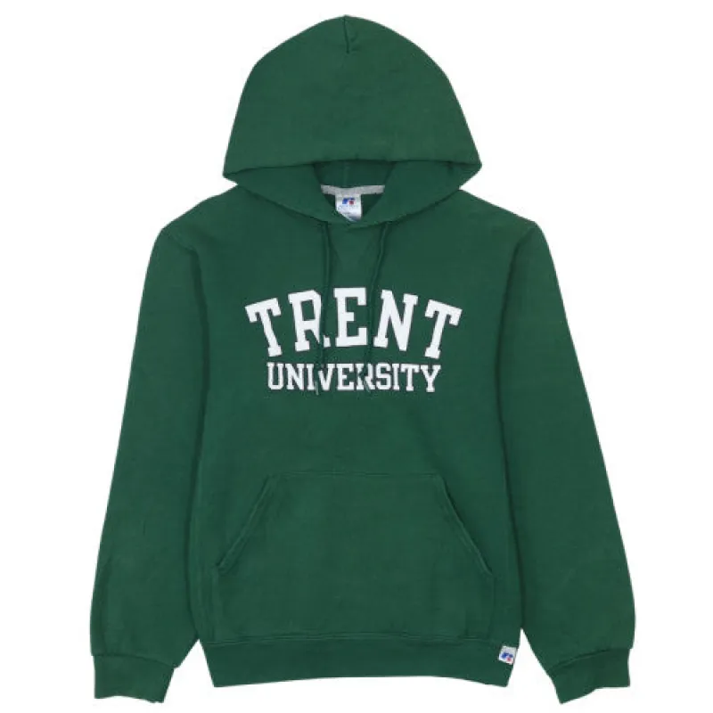 Vintage Green Russell Athletic Trent University Hoodie Men's Small made by Russell Athletic