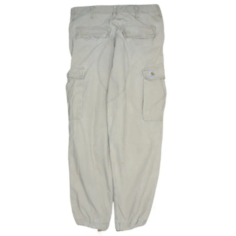 Carhartt 90s Vintage Beige Mens Cargo Jogger Sweatpants Size 36 made by Carhartt
