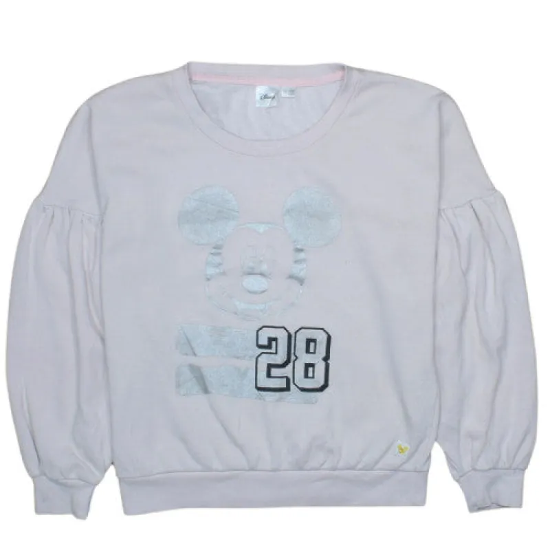 Disney Vintage 90's Mickey Sweatshirt Small Grey Crew Neck Pullover sold by Vintage Club