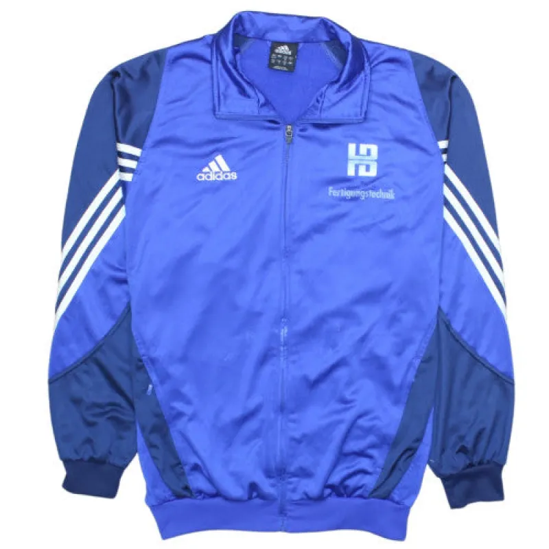 Adidas 90's Royal Blue Oversized Full Zip Track Jacket XLarge made by Adidas