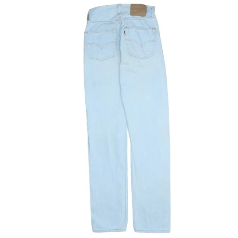 Vintage Levi's 90s Light Wash Men’s Jeans W24 Straight Fit Blue Denim sold by Vintage Club