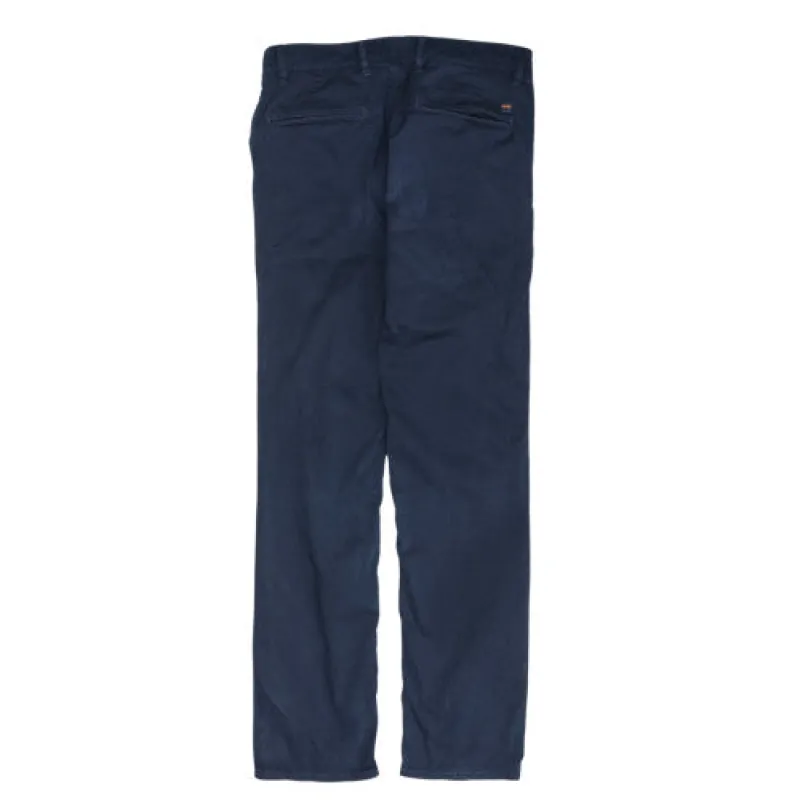 HUGO BOSS 90's Navy Blue Cotton Chinos Men's Casual Pants 32 sold by Vintage Club