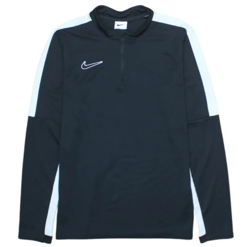 Nike Swoosh 90s Quarter Zip Sweatshirt XL Black White Stripes sold by Vintage Club