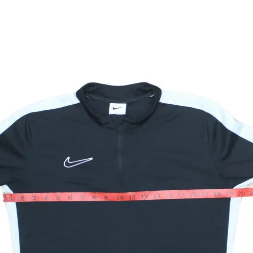 Nike Swoosh 90s Quarter Zip Sweatshirt XL Black White Stripes sold by Vintage Club product image thumbnail 5