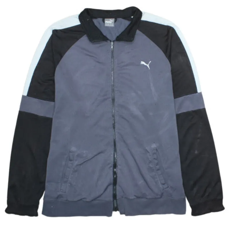 Puma 90's XXLarge Grey Lightweight Zip Up Embroidered Track Jacket sold by Vintage Club