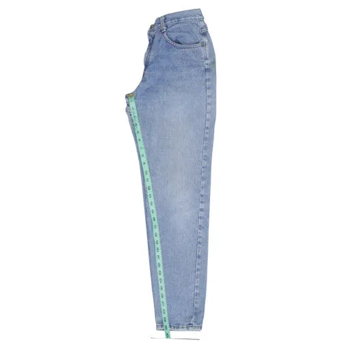 Lee Light Blue Jeans Men's 28 High Waist Tapered Leg Classic Five Pocket Denim sold by Vintage Club product image thumbnail 5