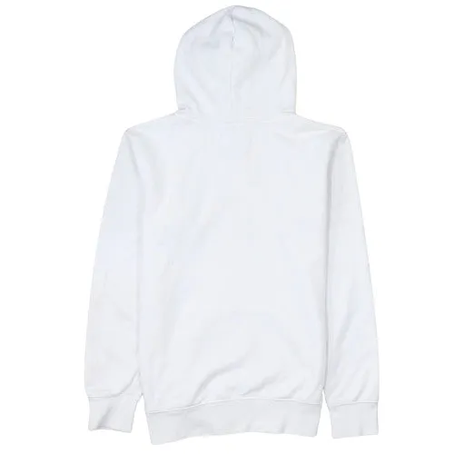 Jordan White Hoodie Women’s XLarge Embroidered Jumpman Logo Front Pocket Pullover Sweatshirt sold by Vintage Club product image thumbnail 2
