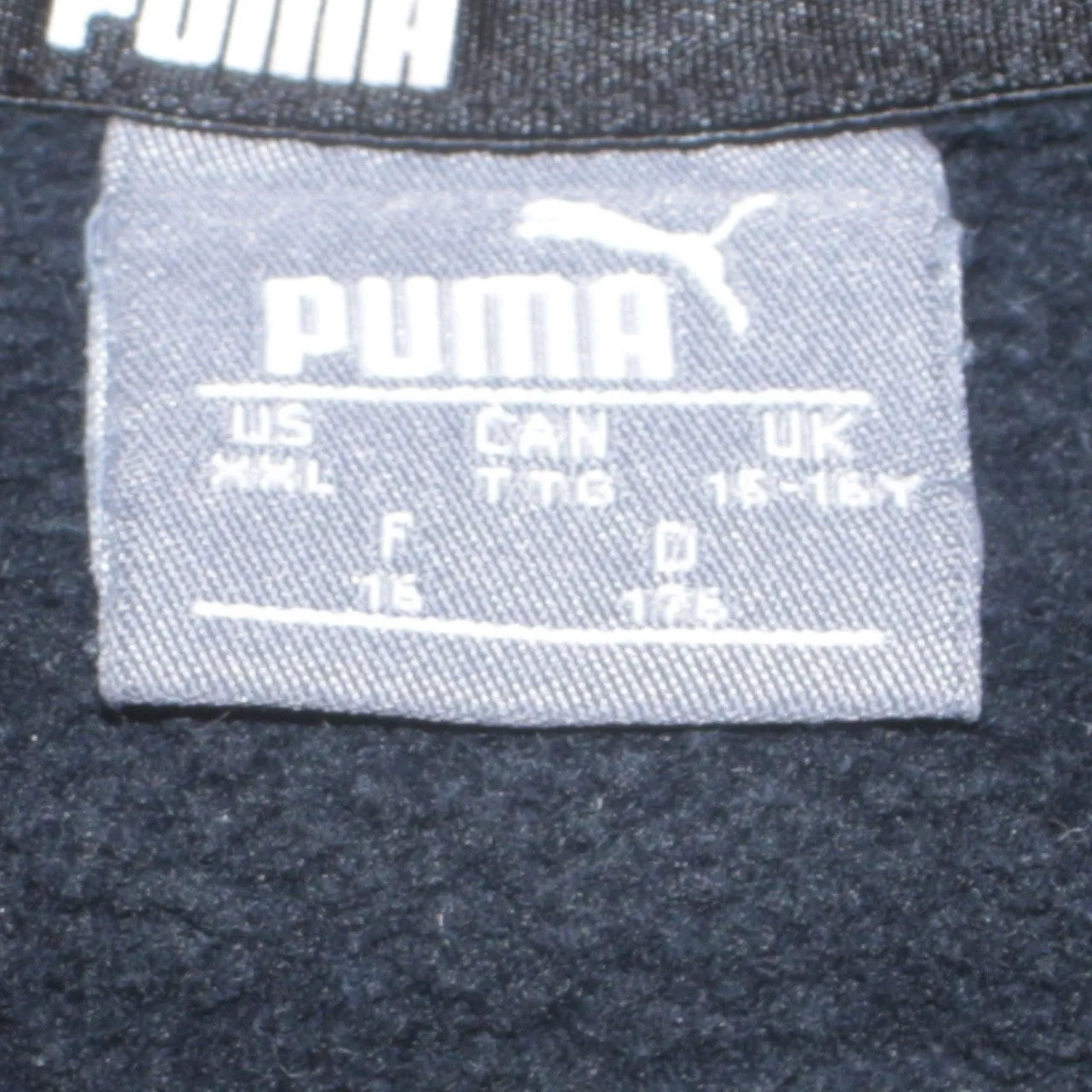 Puma Vintage 90s Women's XXL Crew Neck Spellout Sweatshirt Black sold by Vintage Club product image thumbnail 4