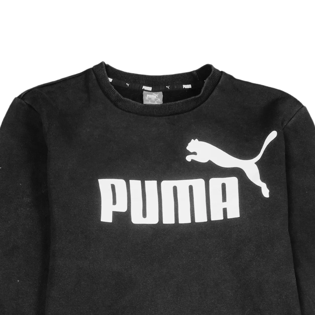 Puma Vintage 90s Women's XXL Crew Neck Spellout Sweatshirt Black sold by Vintage Club product image thumbnail 3