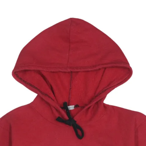 Tommy Hilfiger 90's Spellout Hoodie XSmall Red Vintage Pullover sold by Vintage Club product image thumbnail 3