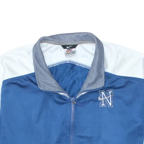 Nike Blue Full Zip Jacket Men's Medium Embroidered Logo Stripe Sleeves Track Top sold by Vintage Club product image thumbnail 3