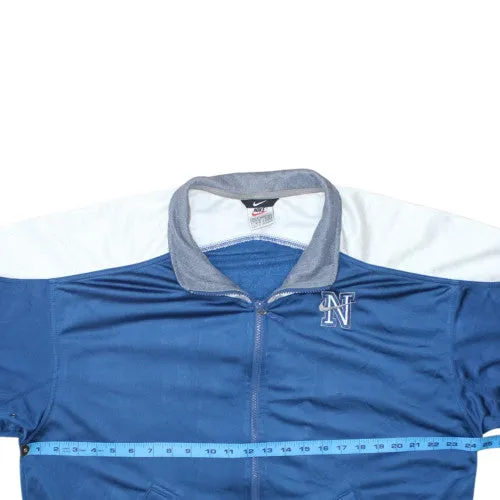 Nike Blue Full Zip Jacket Men's Medium Embroidered Logo Stripe Sleeves Track Top sold by Vintage Club product image thumbnail 5
