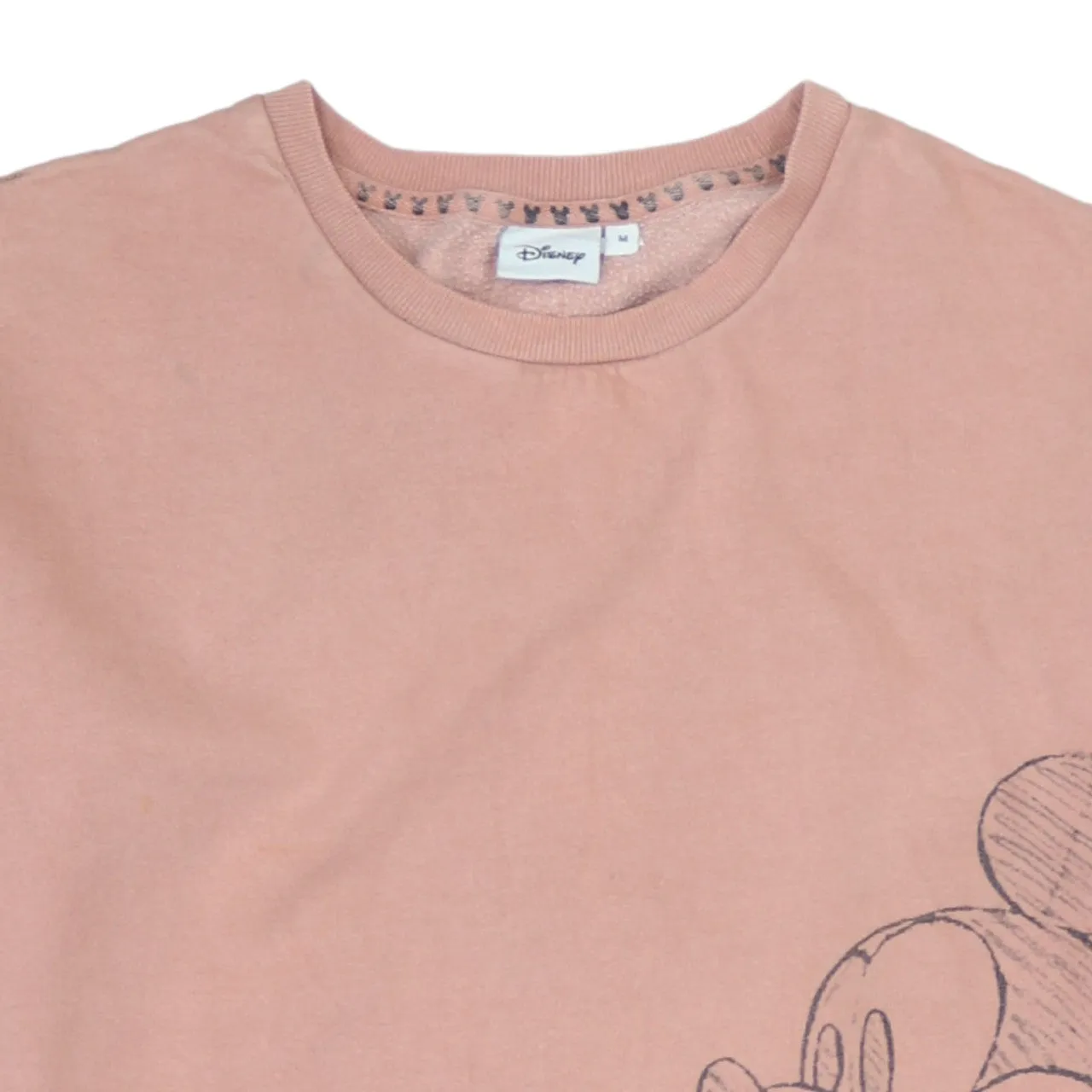 Vintage 90's Disney Mickey Mouse Pink Crew Neck Sweatshirt, Medium sold by Vintage Club product image thumbnail 3