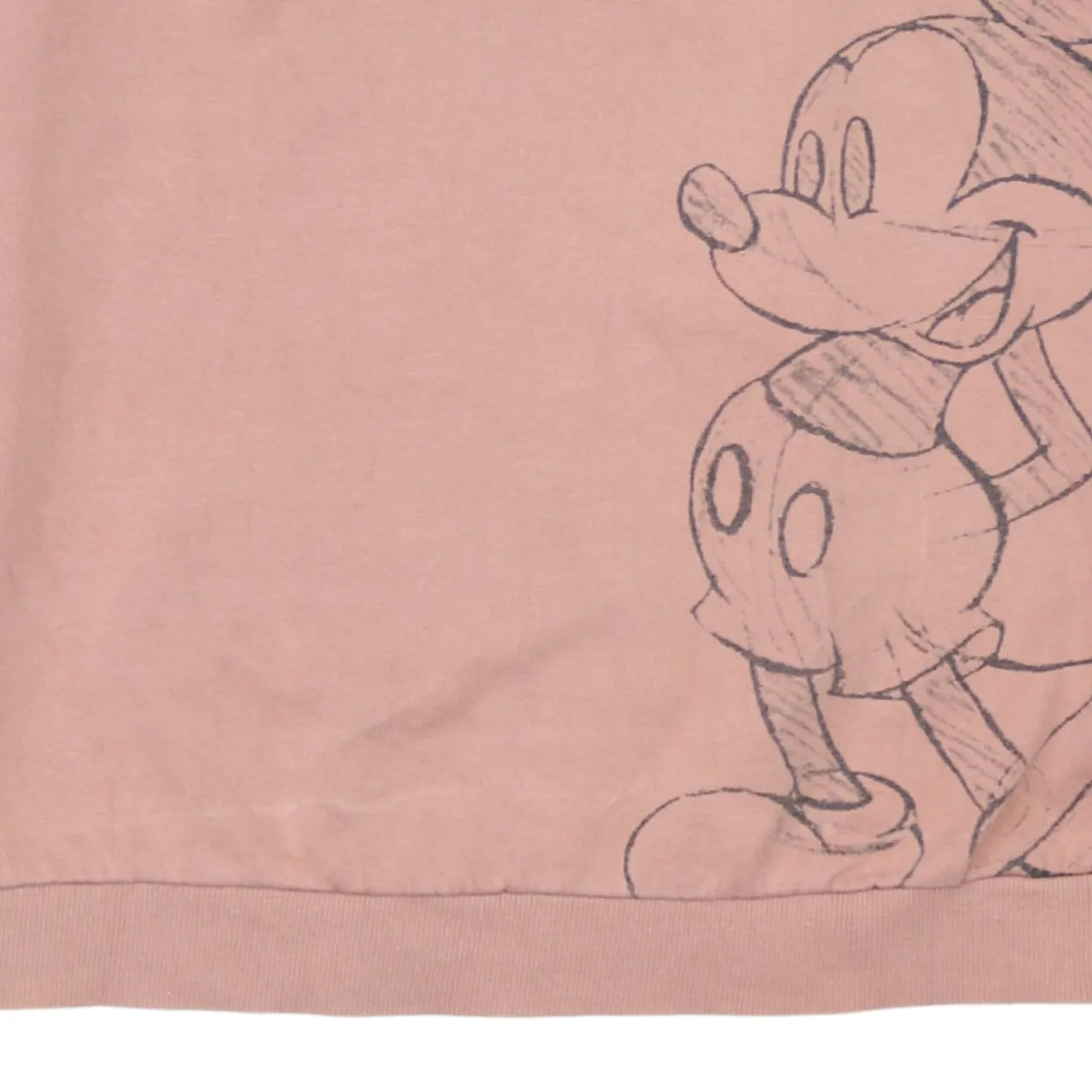 Vintage 90's Disney Mickey Mouse Pink Crew Neck Sweatshirt, Medium sold by Vintage Club product image thumbnail 4
