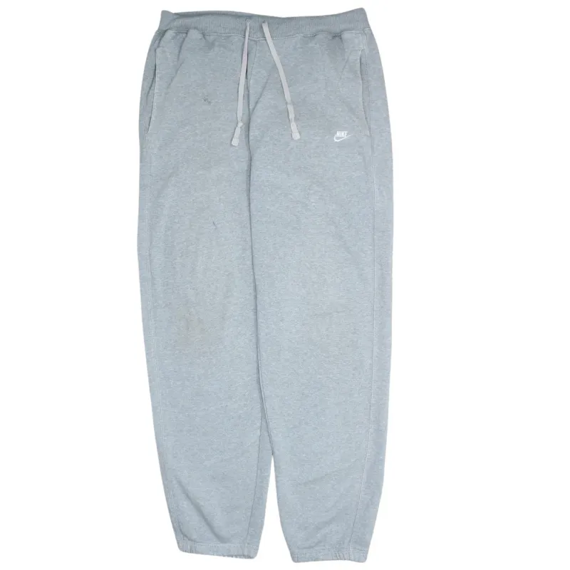 Nike Men's Retro 90s Grey Swoosh Logo Joggers Large Cotton Sweatpants made by Nike