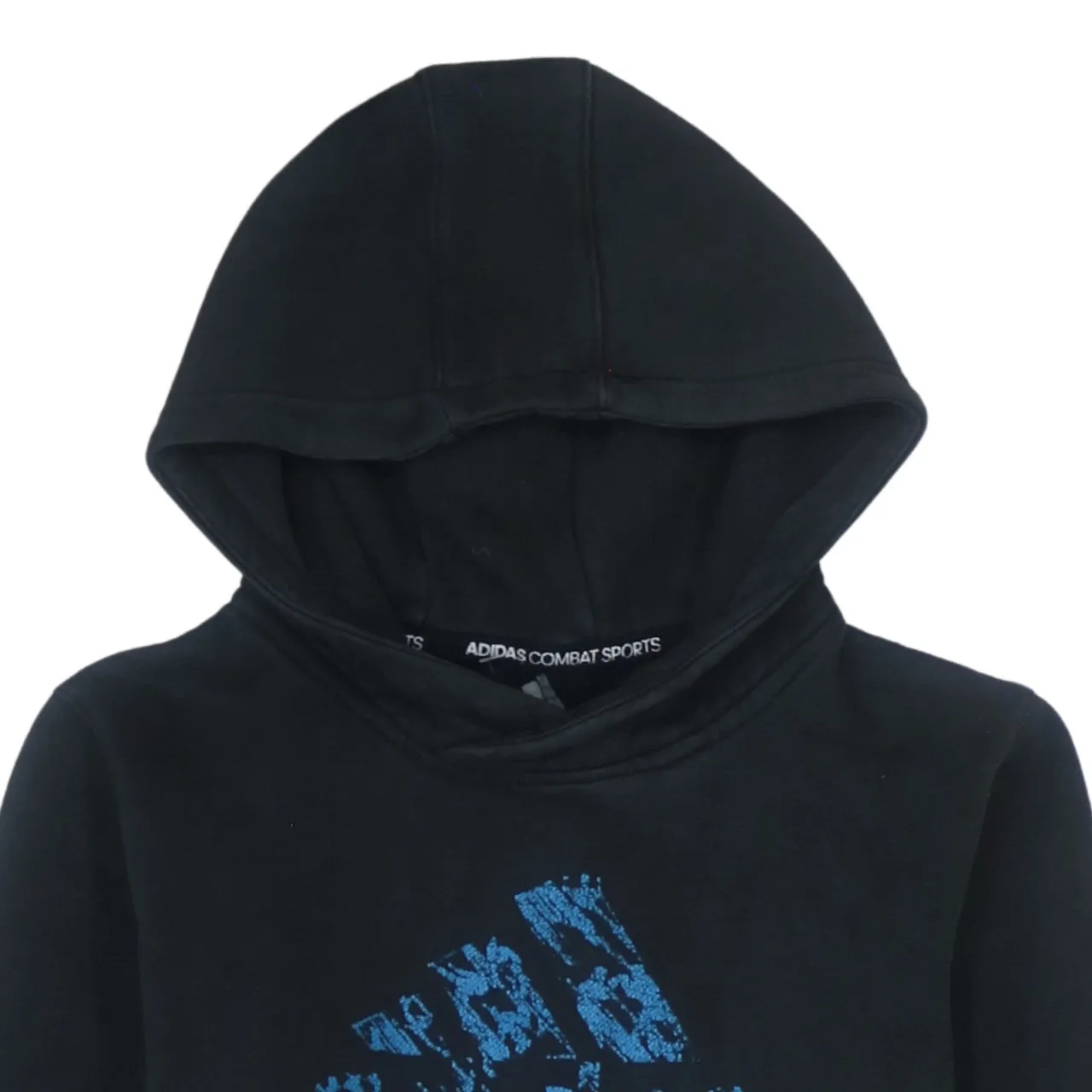 Adidas Vintage 90s Black Spellout Pullover Hoodie XS Rare Cotton sold by Vintage Club product image thumbnail 3