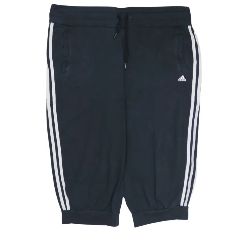 Adidas Vintage 90s Women's Large Black Cotton Joggers 3 Stripes Style sold by Vintage Club