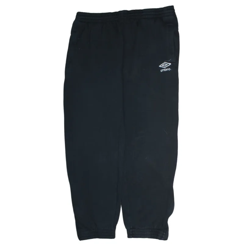 90s Vintage Umbro Black Tracksuit Joggers Men's Sweatpants Size 36 made by Umbro
