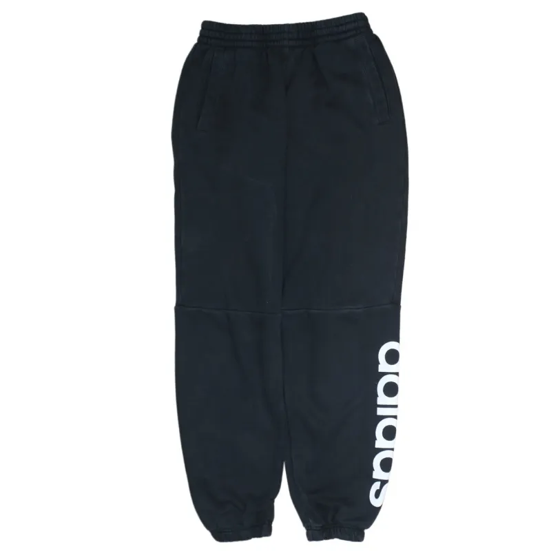 Adidas Vintage 90's Women's Black Cotton Joggers Large Sweatpants made by Adidas