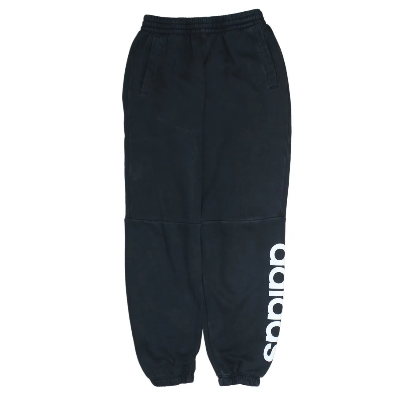Adidas Vintage 90's Women's Black Cotton Joggers Large Sweatpants sold by Vintage Club