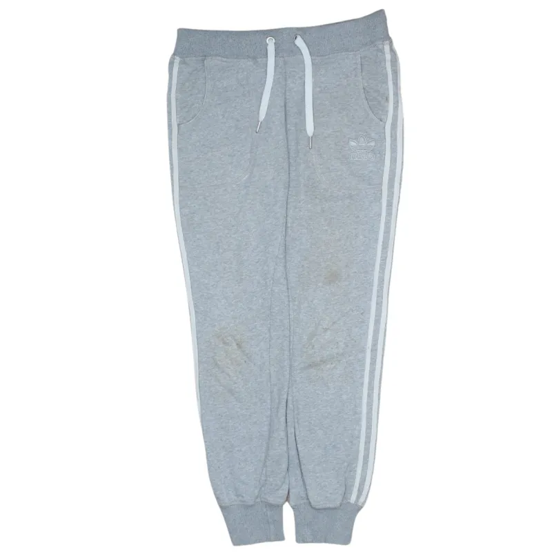Adidas Women's 90s Grey Sweatpants Joggers 3 Stripes Size 30 Vintage sold by Vintage Club