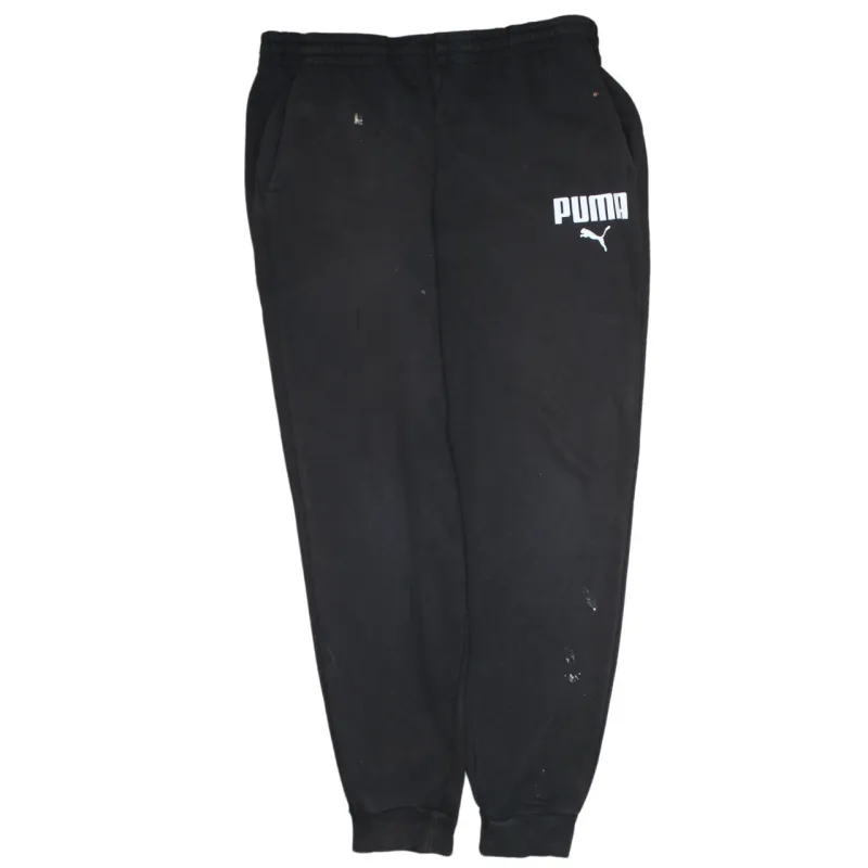 Puma Men's Black XL Joggers Sweatpants Elastic Waist 90s Style sold by Vintage Club