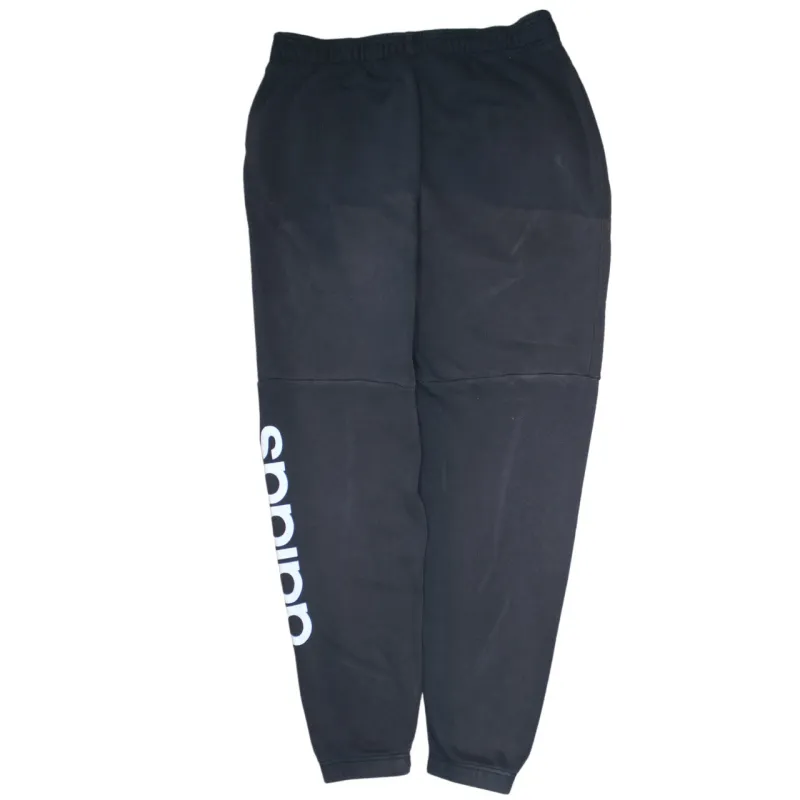 Adidas 90s Vintage Black Joggers Sweatpants Large Cotton Retro Style made by Adidas