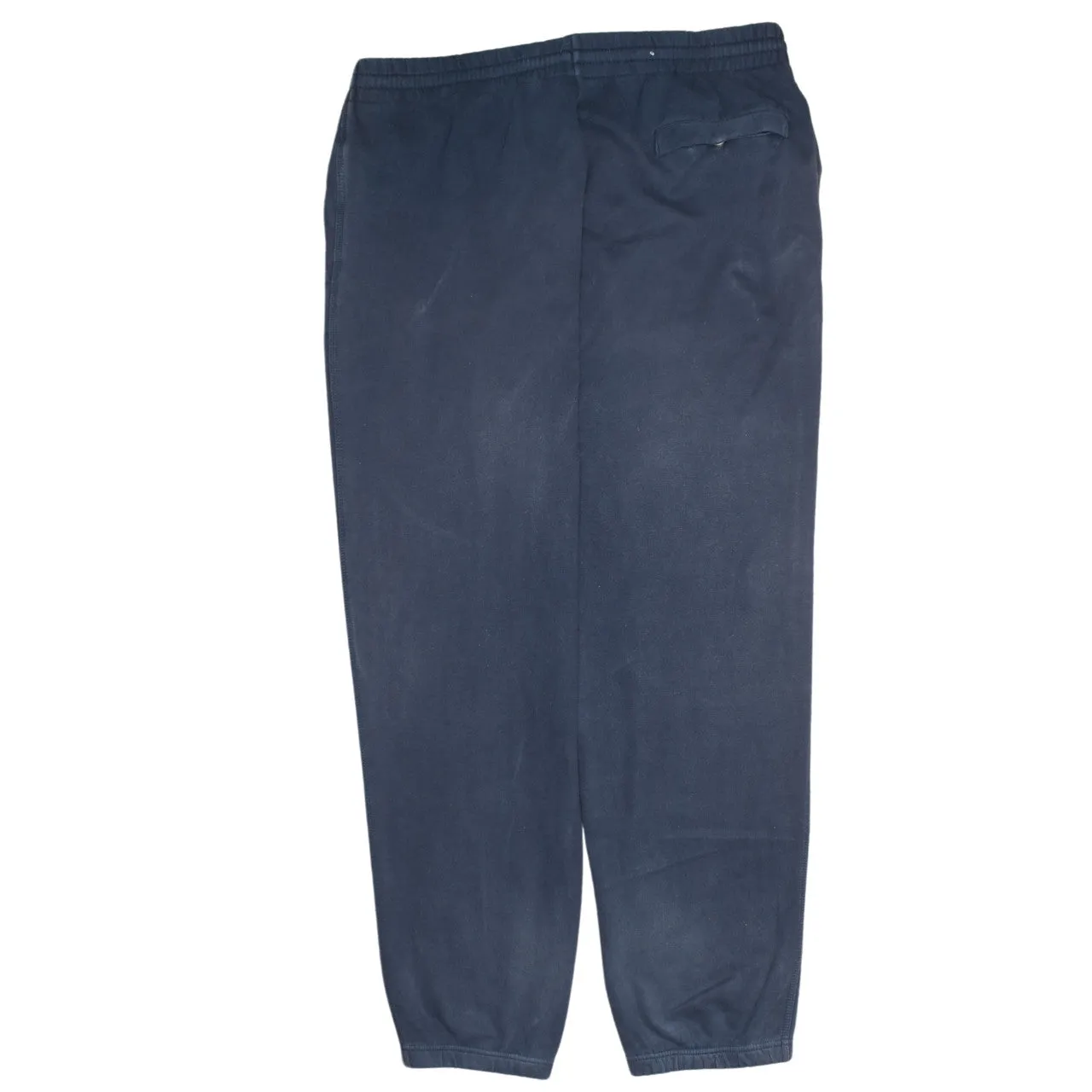 Nike 90's Navy Blue Joggers Large Swoosh Men's Cotton Sweatpants sold by Vintage Club product image thumbnail 2