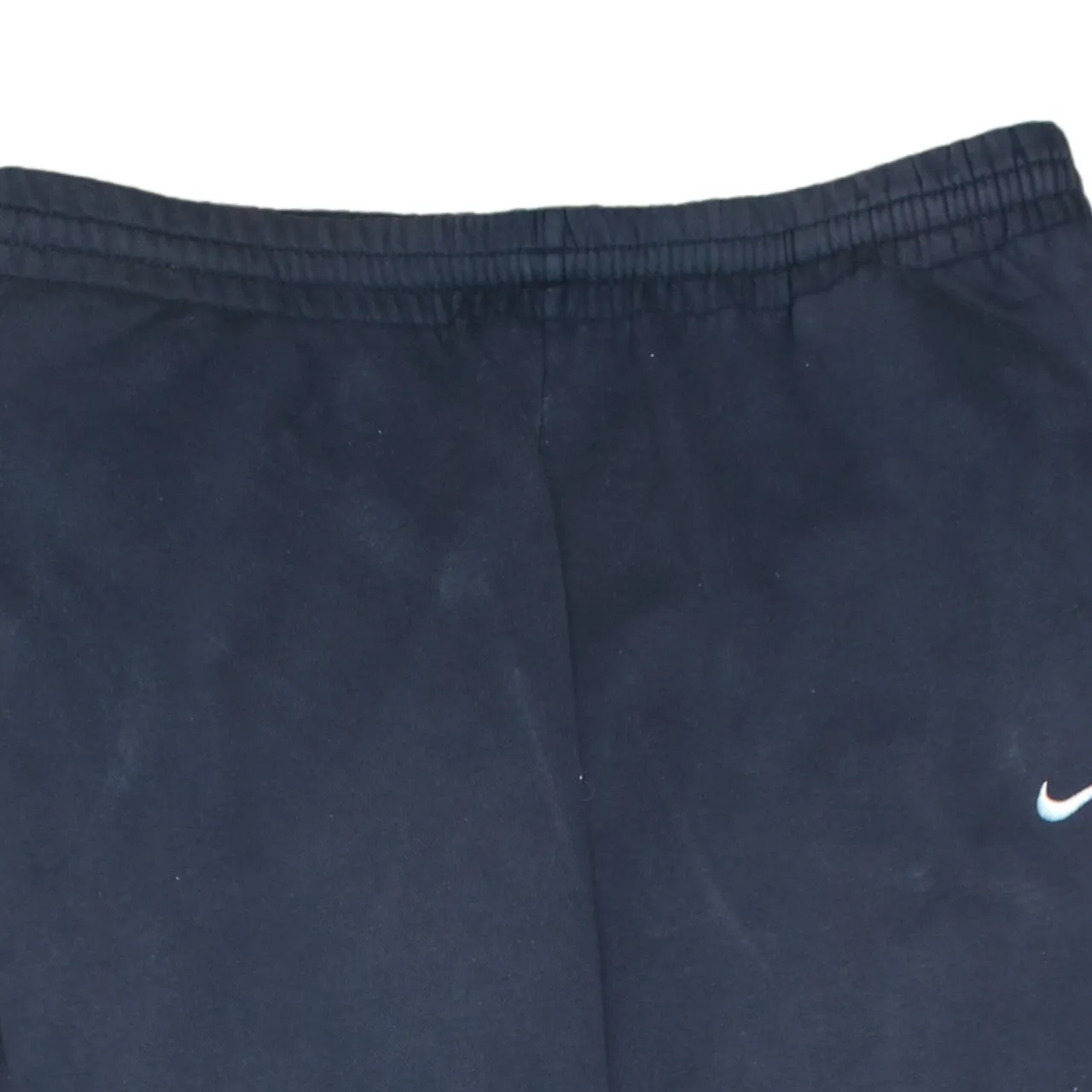 Nike 90's Navy Blue Joggers Large Swoosh Men's Cotton Sweatpants sold by Vintage Club product image thumbnail 3