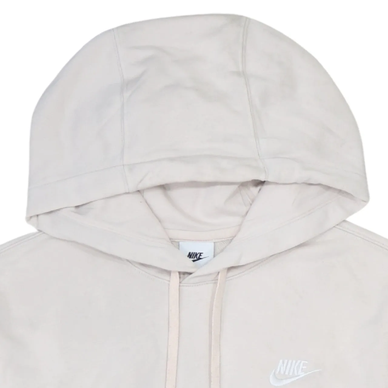 Nike 90's Beige Cream Vintage Swoosh Pullover Hoodie XSmall Cotton sold by Vintage Club product image thumbnail 3