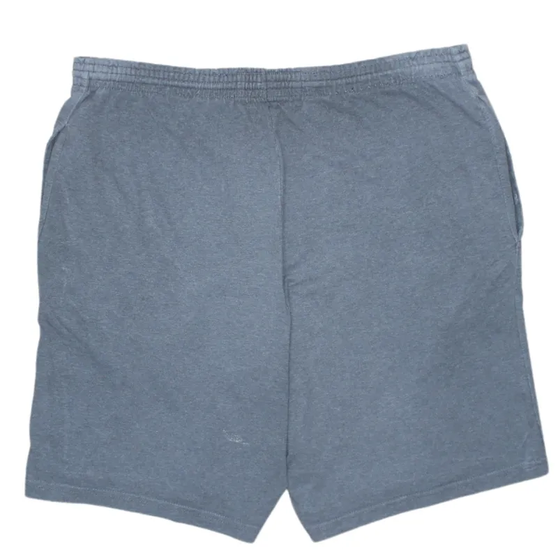 Champion Vintage 90s Grey Baggy Chino Shorts Medium Elastic Drawstring made by Champion