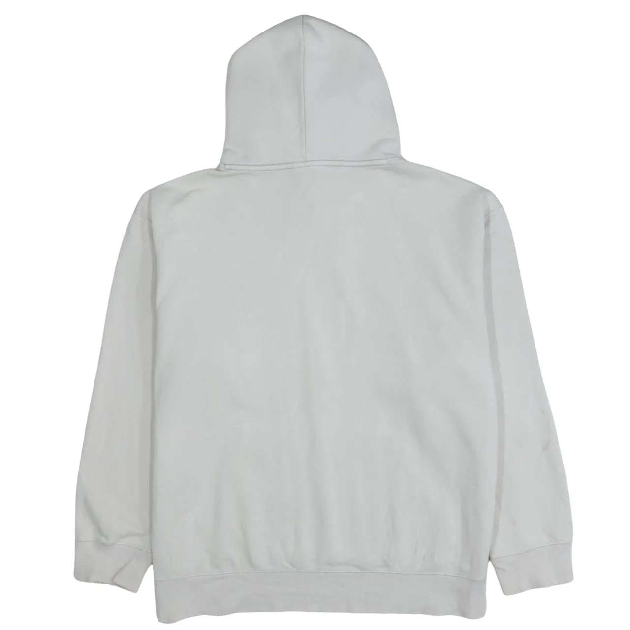 Men's XXL Nike 90's Beige Cream Swoosh Cotton Pullover Hoodie sold by Vintage Club product image thumbnail 2