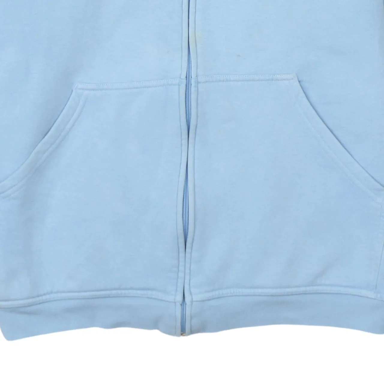 Adidas Men's Vintage 90's Blue Spellout Full Zip Hoodie, Large Cotton sold by Vintage Club product image thumbnail 4