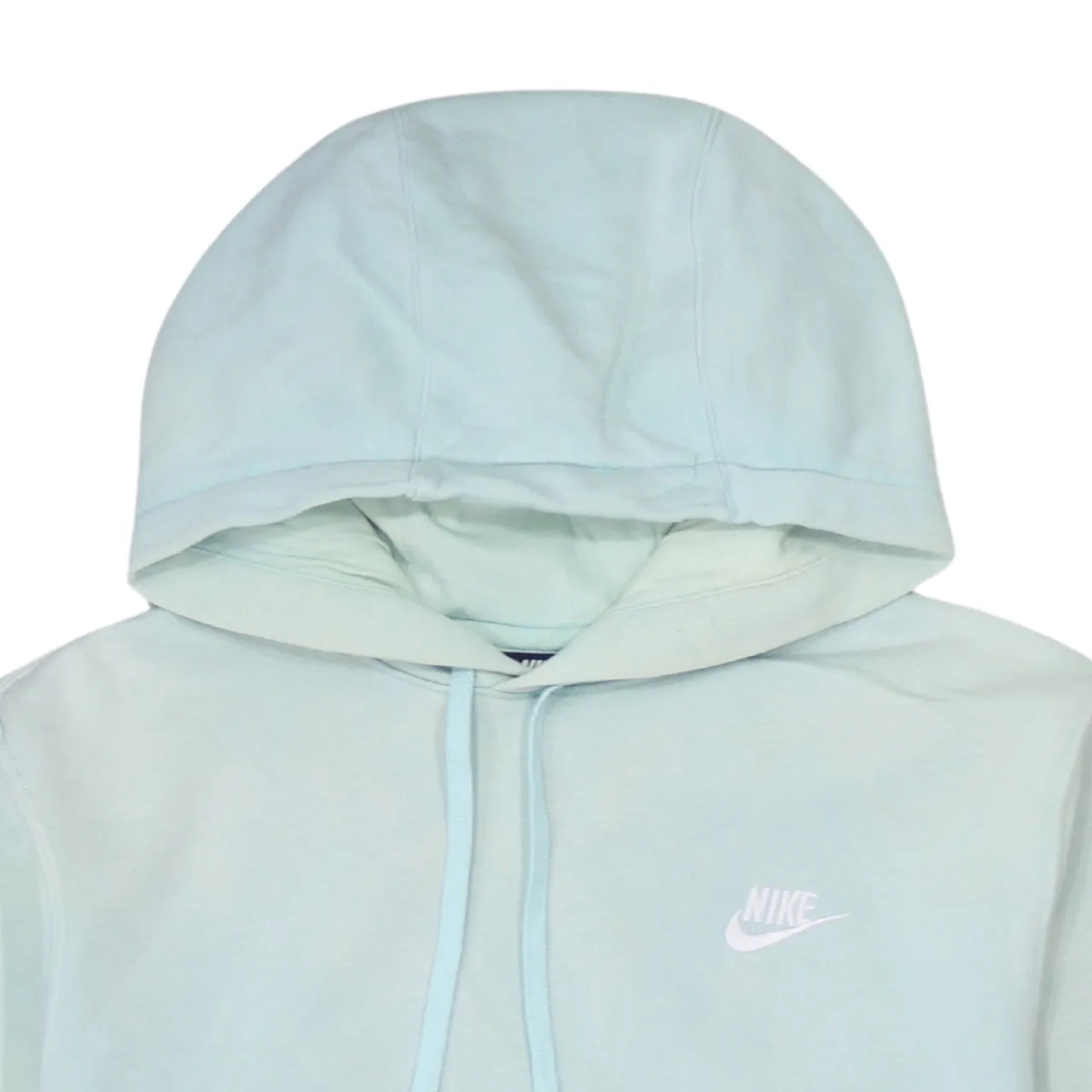 Vintage 90's Nike Swoosh Men's Blue Cotton Hoodie Pullover Small sold by Vintage Club product image thumbnail 3