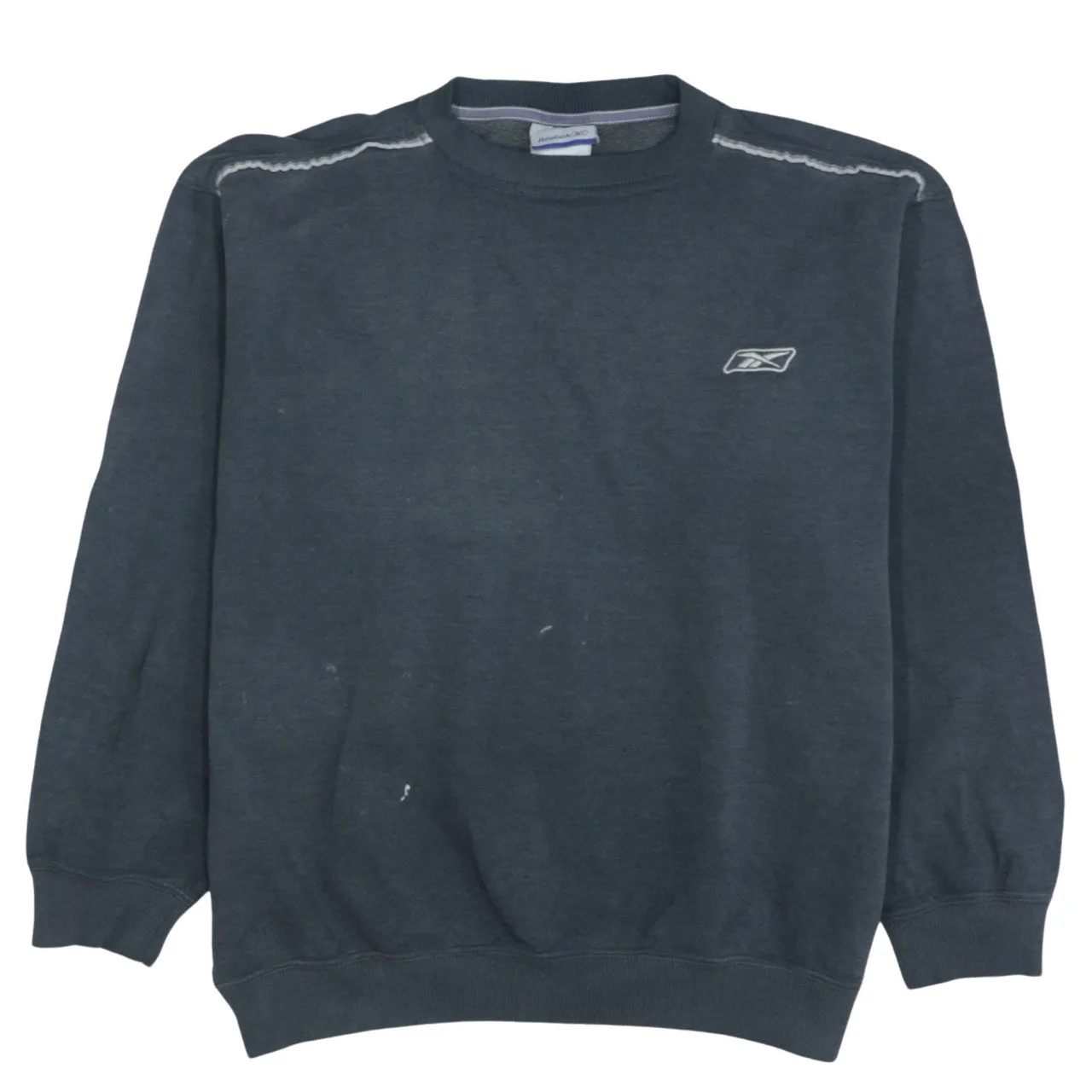 Reebok Vintage 90s Grey Lightweight Crew Neck Men's Large Sweatshirt sold by Vintage Club