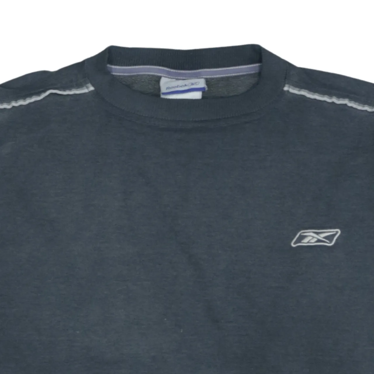 Reebok Vintage 90s Grey Lightweight Crew Neck Men's Large Sweatshirt sold by Vintage Club product image thumbnail 3