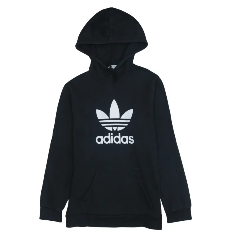 Adidas Men's 90s Black Spellout Vintage Hoodie Cotton Pullover Small sold by Vintage Club