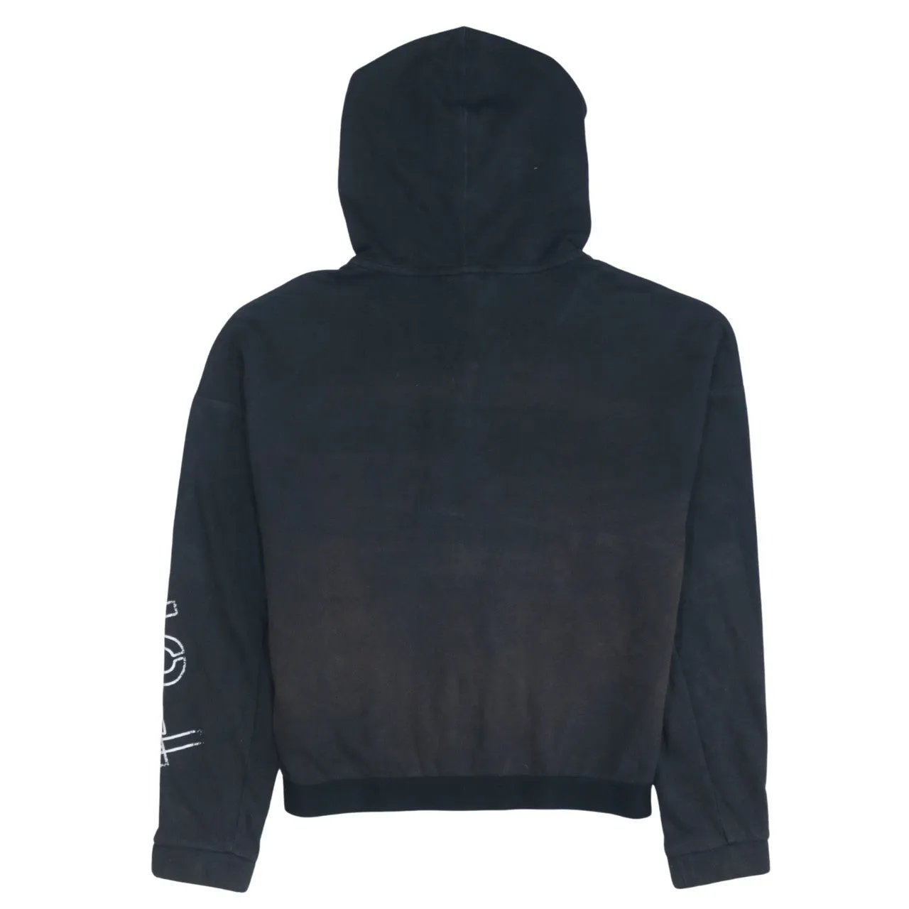 Puma Women's '90s Black Full Zip Lightweight Hoodie Medium Cotton sold by Vintage Club product image thumbnail 2