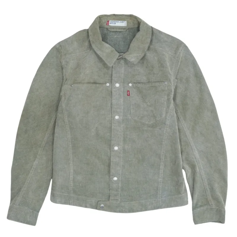 Levi's Women's Beige Cream 90s Vintage Windbreaker Jacket Medium made by Levi's