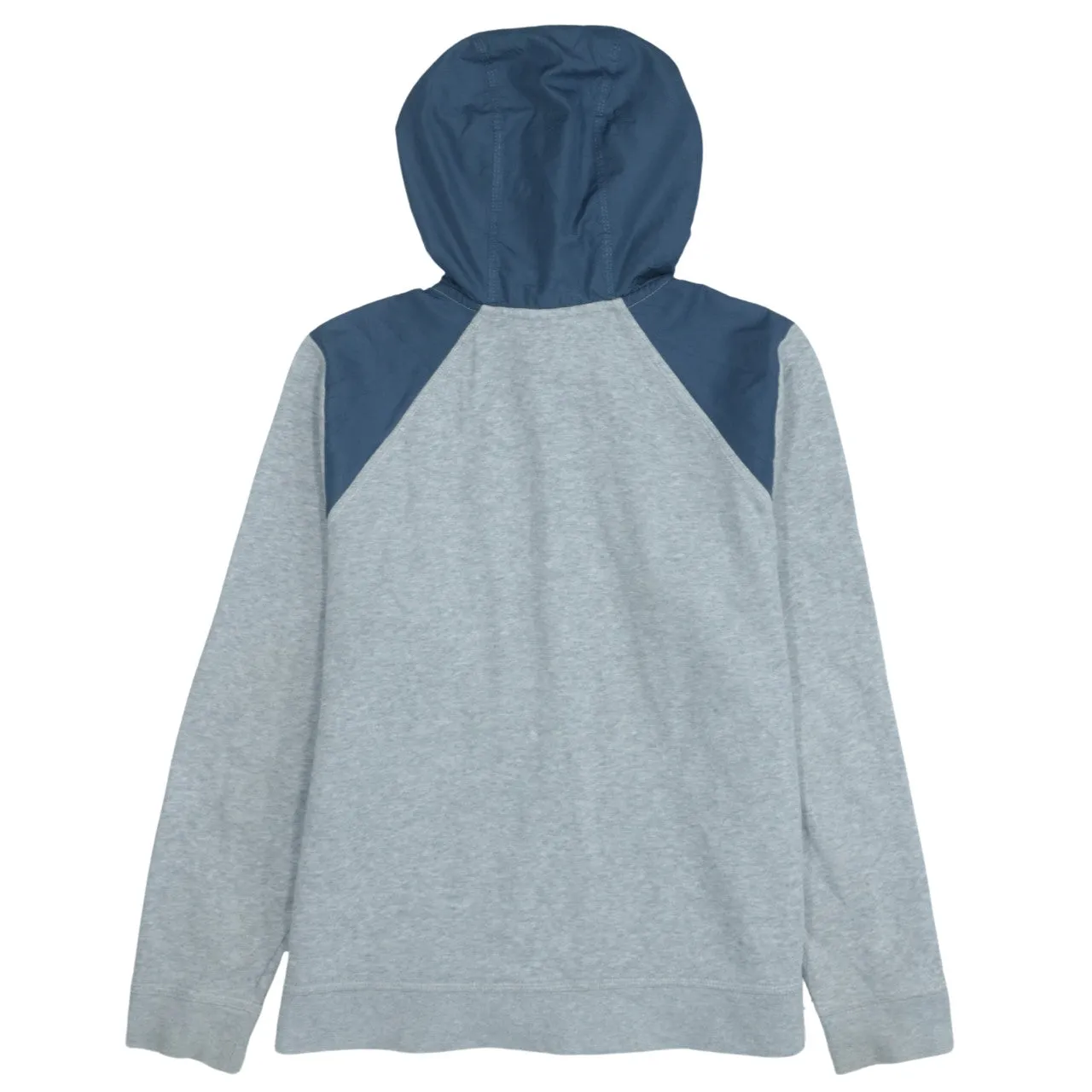 Vintage 90's Nike Swoosh Women's XLarge Grey Zip Hoodie Cotton Classic sold by Vintage Club product image thumbnail 2
