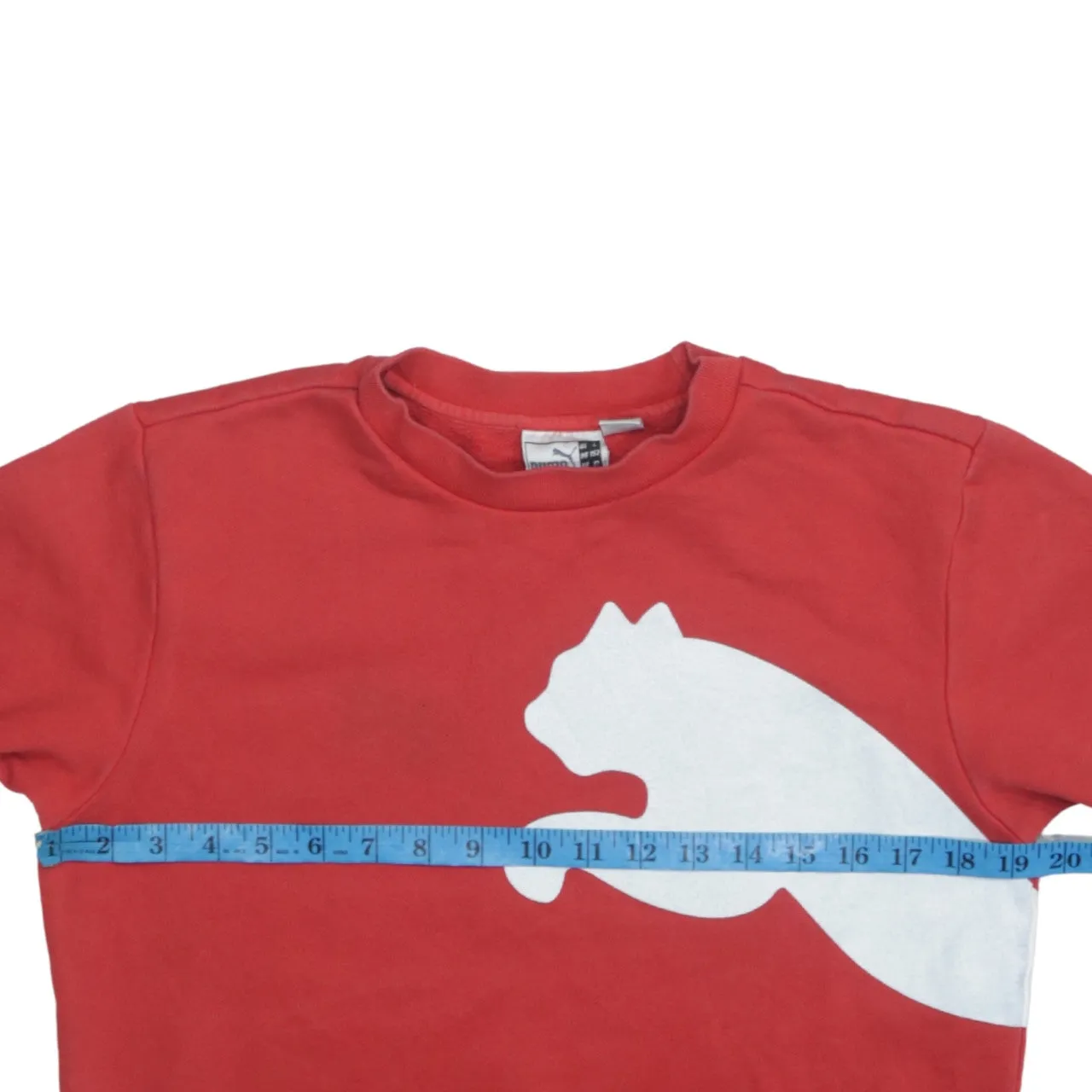 Puma Vintage 90s Red Women’s Large Lightweight Crew Neck Sweatshirt sold by Vintage Club product image thumbnail 5